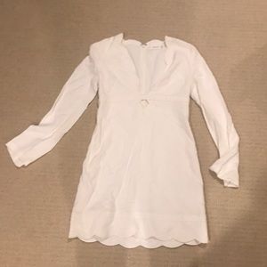 White long sleeve dress